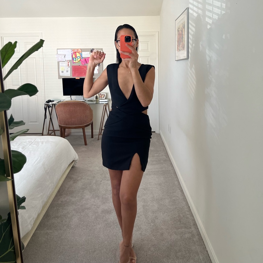 Kendall + Kylie Black Mini Dress